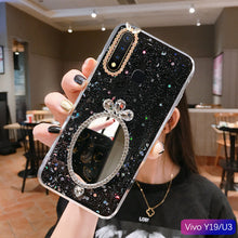 Load image into Gallery viewer, vivoy5s phone steel shell with protective sleeve vivo y19 film with crystal diamond voivu3 u3 personalized vovo y5s voviy19 DROP viv0u three all-inclusive fashion female housing vlvoy