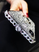 Load image into Gallery viewer, 苹果x手机壳新款xs max水钻金属边框iphonex防摔满钻网红xR女闪粉8plus带钻7plus高档6p边框壳6splus个性创意