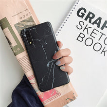 Load image into Gallery viewer, 简约ins大理石纹三星A70手机壳a50硅胶软套A40保护套个性冷淡风全包防摔可爱创意