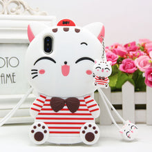 Load image into Gallery viewer, 招财猫iphonex手机壳xsmax卡通苹果7防摔8plus可爱xr硅胶套6s女xs