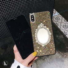 Load image into Gallery viewer, 红米K20 PRO奢华渐变闪粉Note7 PRO镜子水钻Redmi7手机壳Note8网红女7A潮牌红米6/6A/6PRO全包边挂绳挂脖硅胶