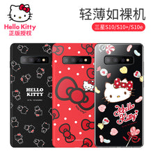 Load image into Gallery viewer, HelloKitty优加三星s10手机壳s10+透明硅胶s10plus保护套s10e卡通可爱galaxy s10创意潮液态软壳轻薄全包防摔