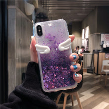 Load image into Gallery viewer, 三星NOTE8手机壳A530流沙G530可爱S10/NOTE9防摔套J4/J6女J8日韩