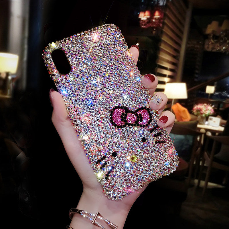 hellokitty苹果X手机壳满钻iphone7软壳8plus凯蒂猫iPhonexr手机套XSMAX可爱日韩ins网红少女7plus硅胶潮新款