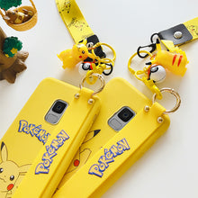 Load image into Gallery viewer, 三星s9手机壳女款腕带s10plus皮卡丘s10防摔挂脖绳三星s10+创意s10e可爱挂饰S9PLUS手机套卡通三星s9+保护套
