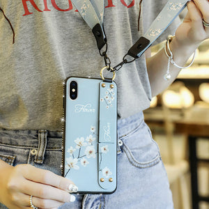 可背斜挎带挂绳式三星S7edge手机壳S8plus/J730腕带10e支架note3/note8背包9女a72018情侣30 50/6/A9starlit