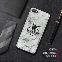 Load image into Gallery viewer, 送钢化膜红米6a手机壳男个性创意小米redmi 6a保护套全包防摔大理石纹皮套6A新款简约高档女卡通潮牌硅胶软壳