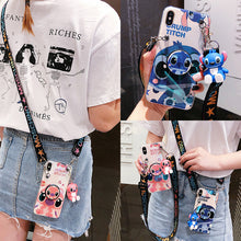 Load image into Gallery viewer, 华为nova5pro手机壳挂绳nova5可爱少女款4/3/2s斜挎背包式3i软壳p30个性不撞壳p20pro网红潮牌p30por情侣创意