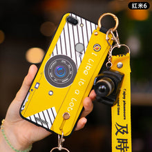 Load image into Gallery viewer, 红米6手机壳女款红米6pro保护套硅胶小米红米6a磨砂全包六简约潮牌创意网红同款照相机外壳软redmi腕带