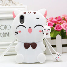 Load image into Gallery viewer, 招财猫iphonex手机壳xsmax卡通苹果7防摔8plus可爱xr硅胶套6s女xs