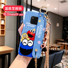 Load image into Gallery viewer, 个性卡通腕带华为mate30手机壳p30pro可背带斜挎链条mate20网红女款p20创意p30全包边lite软壳mate30pro日韩