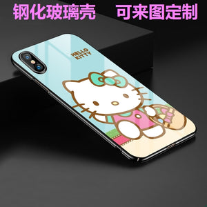 vivos1手机壳vivox27全包y91c镜子z1i/z3i软壳卡通kt猫咪女款挂绳