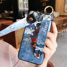 Load image into Gallery viewer, 红米7手机壳女款腕带小米红米note7Pro创意保护套硅胶防摔挂绳潮