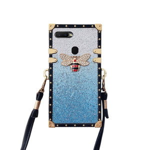 oppoA5S手机壳oppo A5S奢华闪粉6.2英寸0pp0a5s蜜蜂oppa opp0a5s潮女ins网红opooa个性opa5s全包防摔opop外套