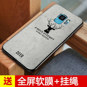 三星s9手机壳三星s8保护硅胶套GALAXY s9+plus全包边软壳sm-g9600绒布复古s8+超薄防摔g9500潮男女款个性创意
