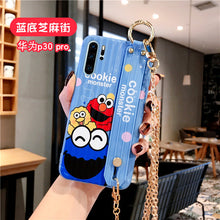 Load image into Gallery viewer, 个性卡通腕带华为mate30手机壳p30pro可背带斜挎链条mate20网红女款p20创意p30全包边lite软壳mate30pro日韩