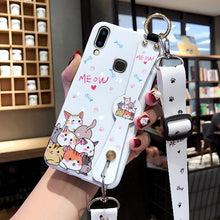 Load image into Gallery viewer, 红米note7手机壳小米noto7pro女款redmi7保护硅胶套防摔M1901F7E全包por女1910F7BE腕带T斜挎挂绳C软壳BE七潮