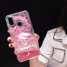 Load image into Gallery viewer, 火烈鸟小米8手机壳8青春版mix2s红米6女note5流沙6X流动5X透明MIX2液体note3网红max2八液态6A硅胶六redmi6潮