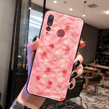 Load image into Gallery viewer, 草莓华为nova4手机壳潮牌女款华为nova5/3i/3e保护套4E全包防摔3/2S硬壳P20lite软硅胶荣耀10/8X/畅享9P外壳