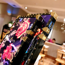 Load image into Gallery viewer, 三星Note8手机壳GALAXY note9蓝光潮牌S8+网红S9+软壳盖乐世S9复古女款S8硅胶个性方形挂绳全包防摔创意套花