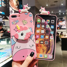 Load image into Gallery viewer, 少女独角兽OPPOA3手机壳A5硅胶A3S女款A37软壳A7可爱A5S超萌A71卡通A39保护套A57支架A59挂绳A59S粉色A73 A79