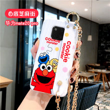 Load image into Gallery viewer, 个性卡通腕带华为mate30手机壳p30pro可背带斜挎链条mate20网红女款p20创意p30全包边lite软壳mate30pro日韩