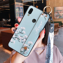 Load image into Gallery viewer, 红米7手机壳女款腕带小米红米note7Pro创意保护套硅胶防摔挂绳潮