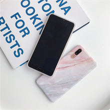 Load image into Gallery viewer, 简约ins大理石纹三星A70手机壳a50硅胶软套A40保护套个性冷淡风全包防摔可爱创意