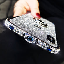 Load image into Gallery viewer, 苹果8plus手机壳水钻iphone7plus满钻6s金属边框带闪粉8女潮6plus镶钻苹果X边框奢华XR全包防摔xs网红max新款