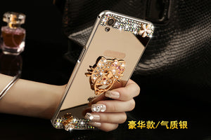 oppoR9手机壳水钻R9Splus金属边框外壳奢华女R7plus手机套镶钻R11