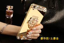 Load image into Gallery viewer, oppoR9手机壳水钻R9Splus金属边框外壳奢华女R7plus手机套镶钻R11