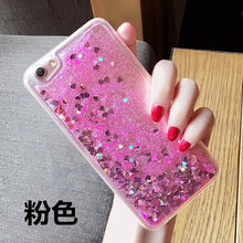 Load image into Gallery viewer, 闪粉流沙三星note3/4/5/8手机壳J7硅胶J5软壳A5潮女款S8/S9PLUS套