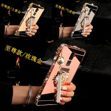 Load image into Gallery viewer, oppoR9手机壳水钻R9Splus金属边框外壳奢华女R7plus手机套镶钻R11