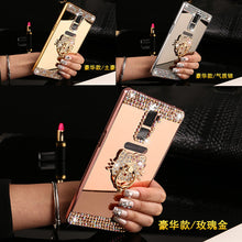 Load image into Gallery viewer, oppoR9手机壳水钻R9Splus金属边框外壳奢华女R7plus手机套镶钻R11