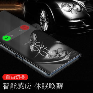 纽曼 三星s8手机壳男女s8plus保护套全包防摔s8+镜面翻盖皮套智能