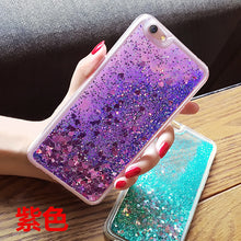 Load image into Gallery viewer, 闪粉流沙三星note3/4/5/8手机壳J7硅胶J5软壳A5潮女款S8/S9PLUS套