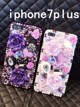 Load image into Gallery viewer, 蔷薇花苹果8plus保护壳iphone6 iphoneXR苹果iphoneXS MAX手机壳