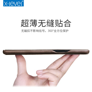 xlevel三星s10手机壳翻盖s9+保护皮套男s10+全包防摔s9plus超薄皮壳个性创意潮牌女s10e商务皮套