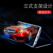Load image into Gallery viewer, 纽曼 三星s8手机壳男女s8plus保护套全包防摔s8+镜面翻盖皮套智能