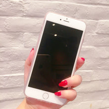 Load image into Gallery viewer, 日韩镜子闪粉水钻苹果6plus手机壳iPhone7镜面x透明女款六软硅胶8