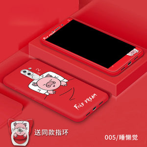 华为GR5 2017手机壳BLL-L22外壳BLL-L21彩色卡通软壳送钢化膜