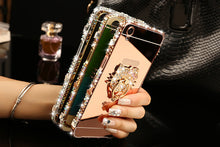 Load image into Gallery viewer, oppoR9手机壳水钻R9Splus金属边框外壳奢华女R7plus手机套镶钻R11
