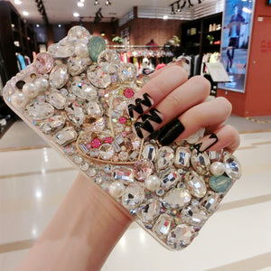 新款oppoR11s手机壳r9s保护套R11plus软硅胶防摔全包水钻女款潮17