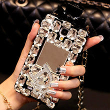 Load image into Gallery viewer, 三星note5手机壳 A7香水瓶s7保护套s6 edge plus硅胶水钻A8挂绳女