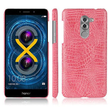 Load image into Gallery viewer, 华为荣耀6X/2017版GR5手机壳鳄鱼纹皮外壳奢华男女后壳硬底荣耀7