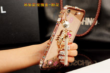 Load image into Gallery viewer, oppoR9手机壳水钻R9Splus金属边框外壳奢华女R7plus手机套镶钻R11
