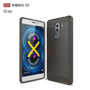 适用于华为荣耀畅玩6x手机壳GR5 2017保护套7X软硅胶壳防摔8X max