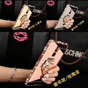 oppoR9手机壳水钻R9Splus金属边框外壳奢华女R7plus手机套镶钻R11