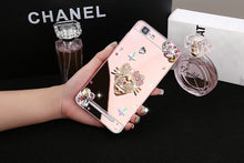 Load image into Gallery viewer, oppoR9手机壳水钻R9Splus金属边框外壳奢华女R7plus手机套镶钻R11
