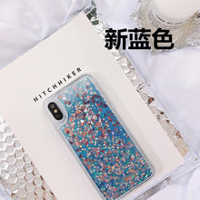 Load image into Gallery viewer, 闪粉流沙三星note3/4/5/8手机壳J7硅胶J5软壳A5潮女款S8/S9PLUS套